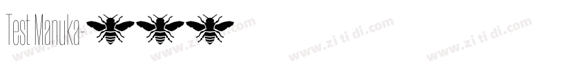 Test Manuka字体转换